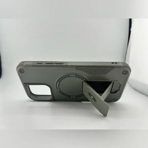 Rugged Armor iPhone 16 Pro Max Case – Heavy Duty with Kickstand & Magnetic Ring - Picture 8 of 9